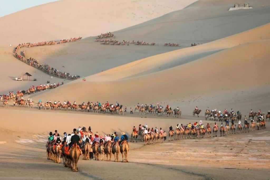 طريق الأرز، طريق التجارة الآسيوية عبر الصحراء الكبرى