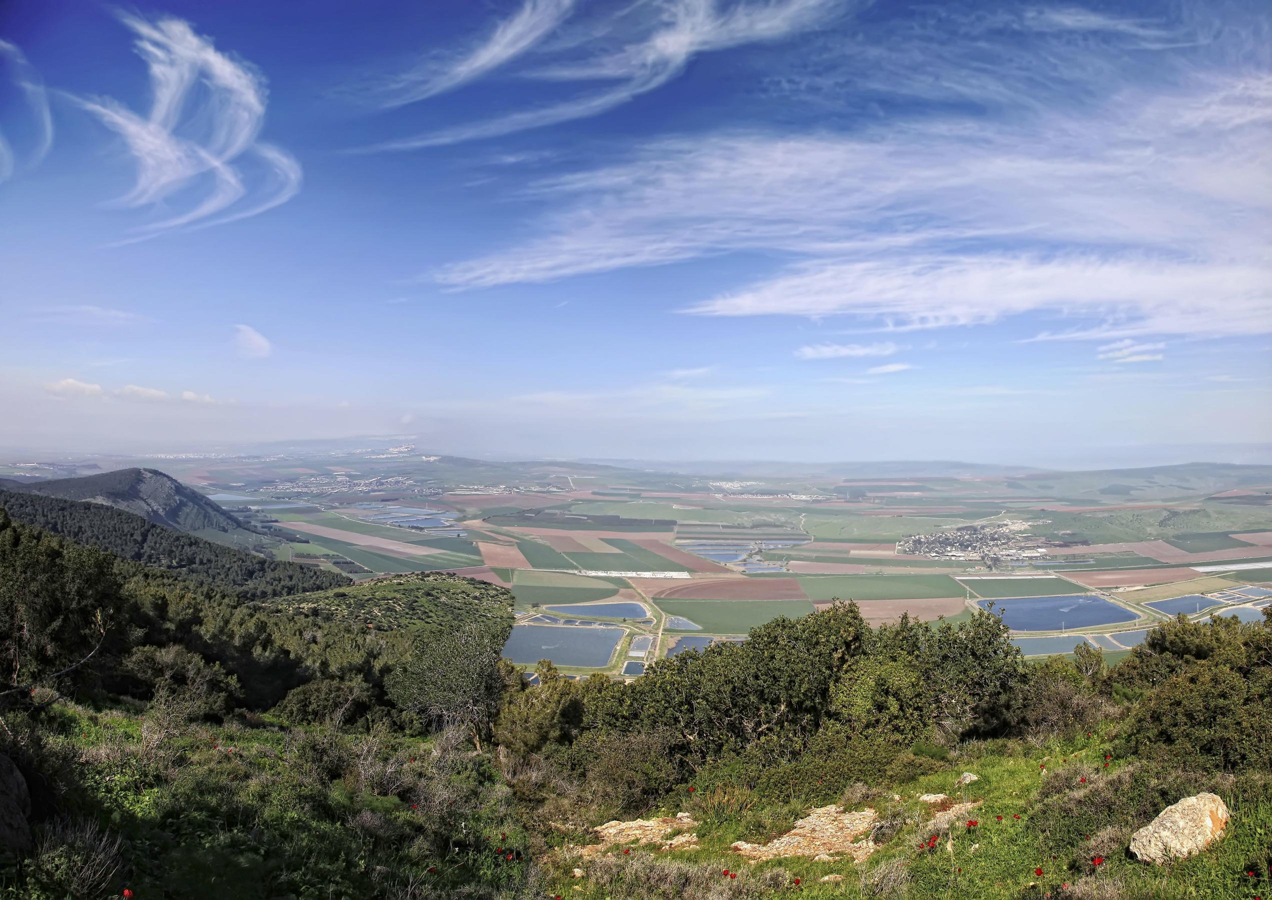 وادي في الجليل الأدنى في فلسطين