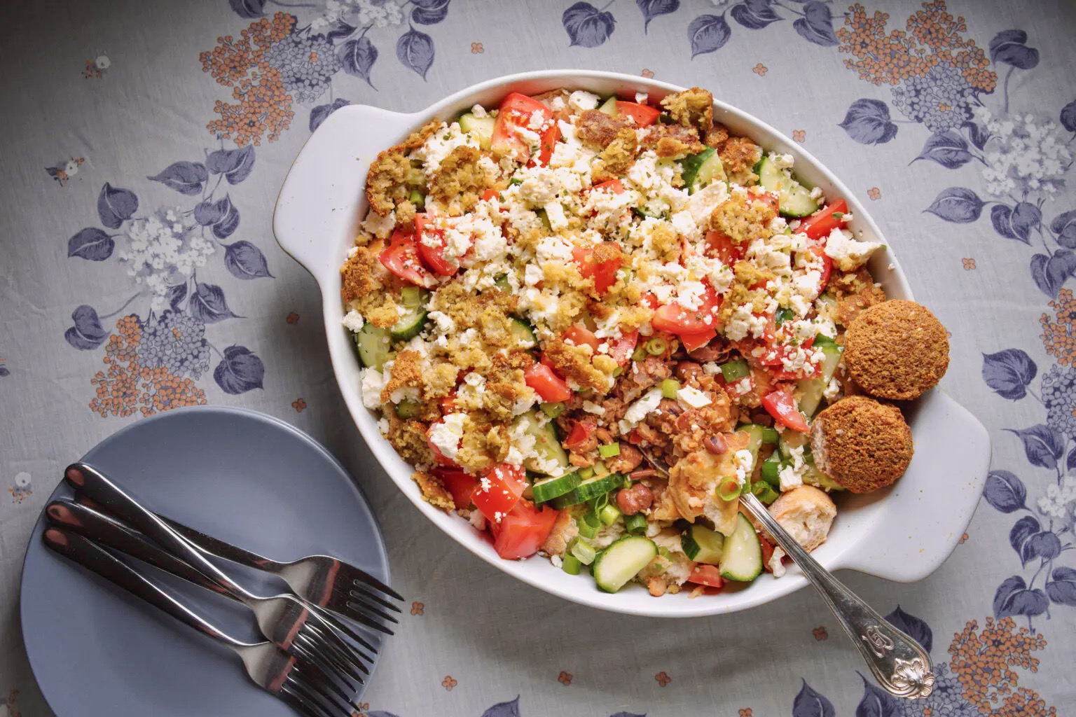 فلافل : سلطة