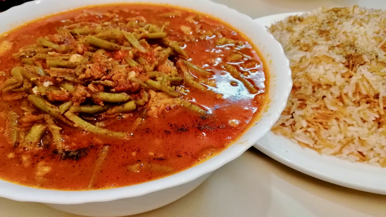 رز وفاصوليا خضرا