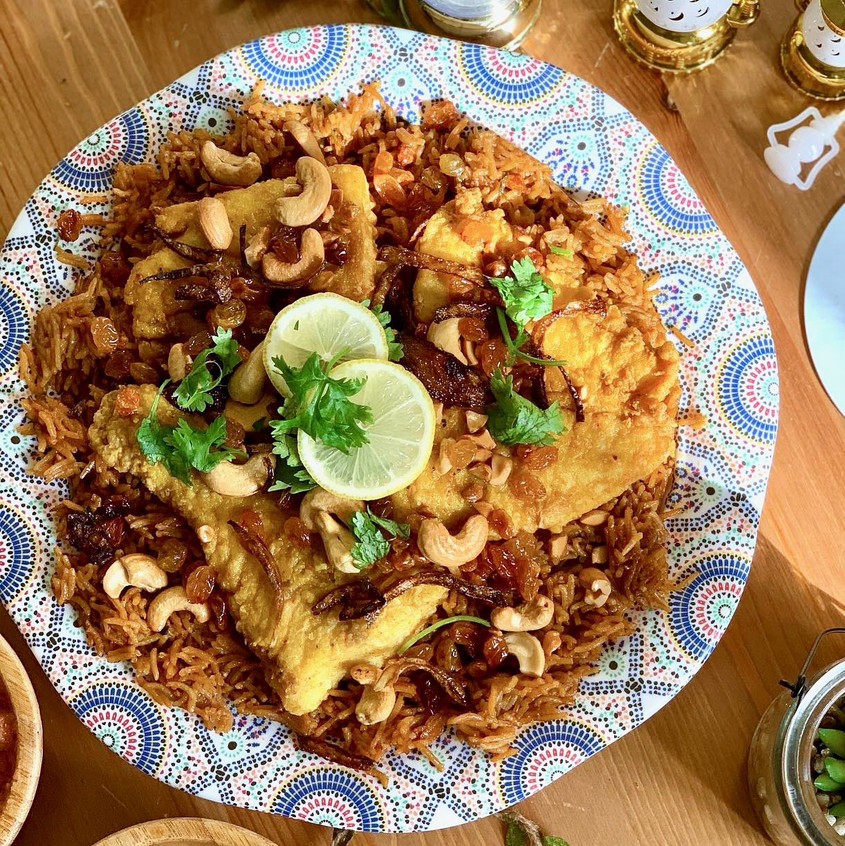 رز حوت بالكزبرة